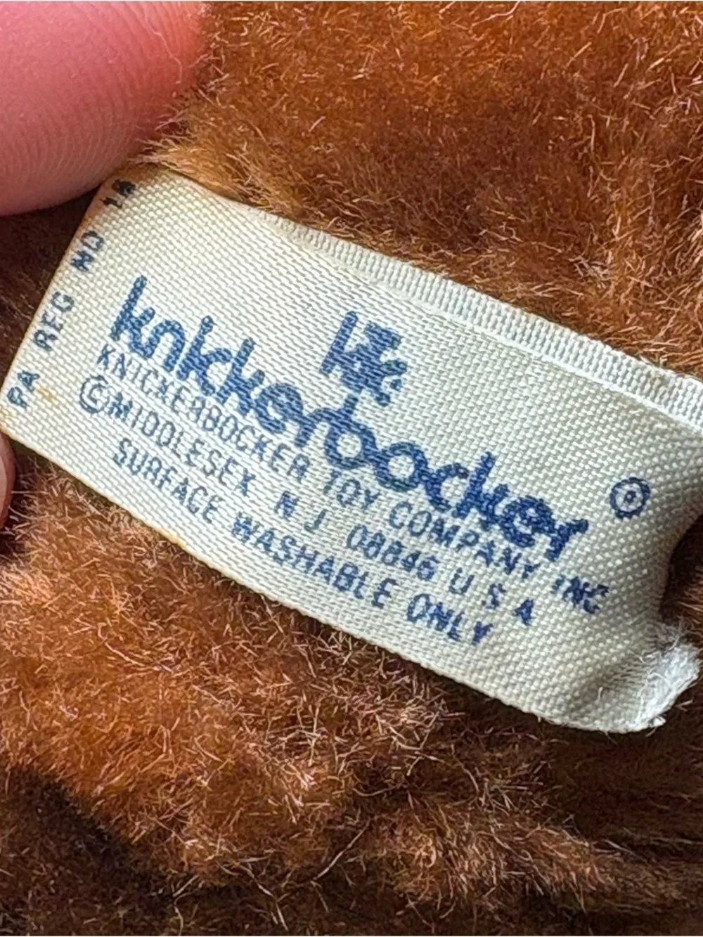 Knickerbocker vintage teddy